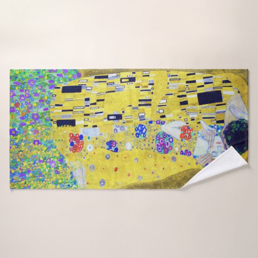 De Kus, Gustav Klimt Badhanddoek (Badhanddoek)