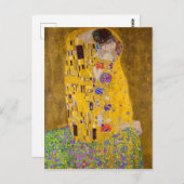 De kus | Gustav Klimt | Briefkaart (Voorkant / Achterkant)