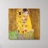 De Kus | Gustav Klimt | Canvas Afdruk (Voorkant)