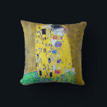 De Kus, Gustav Klimt Kussen<br><div class="desc">Gustav Klimt (14 juli 1862 - 6 februari 1918) was een Oostenrijkse symboliek schilder en een van de meest prominente leden van de Wenen Secessiebeweging. Klimt wordt genoteerd voor zijn schilderijen, moorden, schetsen en andere voorwerpen. Naast zijn figuurwerk, dat onder meer bestaat uit aantijgingen en portretten, schilderde hij landschappen. Onder...</div>