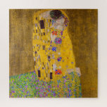 De kus | Gustav Klimt | Legpuzzel<br><div class="desc">De Kus is een schilderij uit 1901 van Gustav Klimt.</div>