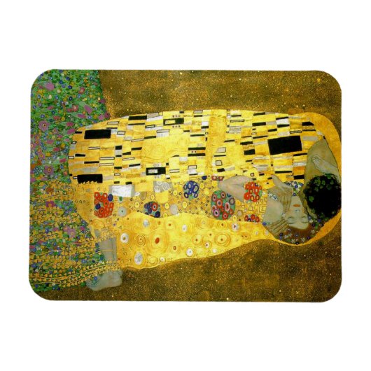 De Kus ~ Gustav Klimt Magneet (Horizontaal)