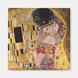 De Kus, Gustav Klimt Magneet