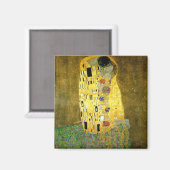 De Kus ~ Gustav Klimt Magneet (Voorkant / Achterkant)