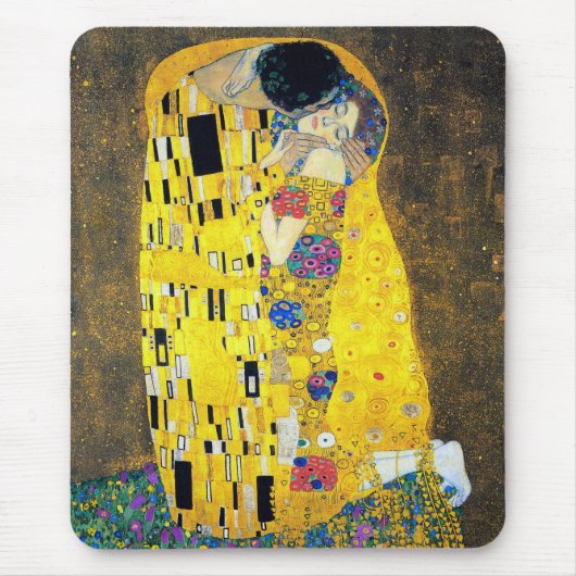 De Kus, Gustav Klimt Muismat (Voorkant)