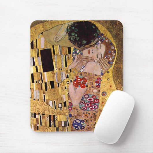 De Kus, Gustav Klimt Muismat (Met muis)