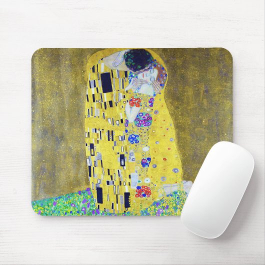 De Kus, Gustav Klimt Muismat (Met muis)