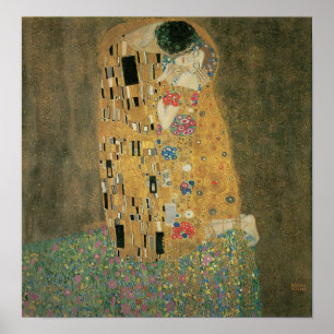 De Kus, Gustav Klimt Poster