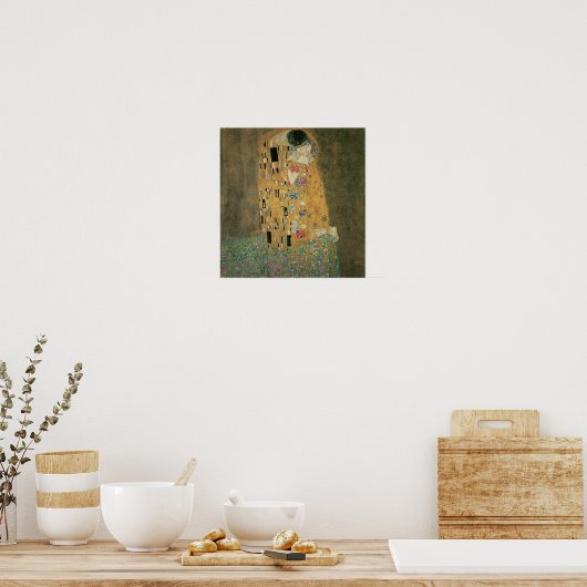 De Kus, Gustav Klimt Poster (Keuken)