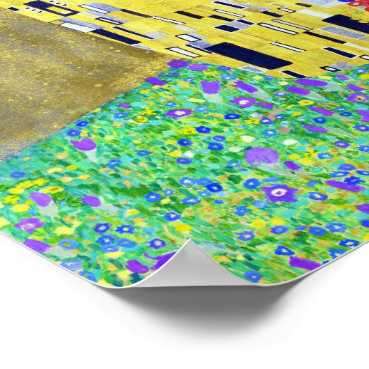 De Kus, Gustav Klimt Poster (Hoek)