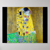 De Kus, Gustav Klimt Poster (Voorkant)