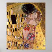 De Kus, Gustav Klimt Poster (Voorkant)