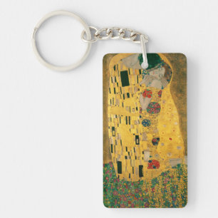 De Kus - Gustav Klimt Sleutelhanger