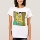 De Kus, Gustav Klimt T-shirt<br><div class="desc">Gustav Klimt (14 juli 1862 - 6 februari 1918) was een Oostenrijkse symboliek schilder en een van de meest prominente leden van de Wenen Secessiebeweging. Klimt wordt genoteerd voor zijn schilderijen, moorden, schetsen en andere voorwerpen. Naast zijn figuurwerk, dat onder meer bestaat uit aantijgingen en portretten, schilderde hij landschappen. Onder...</div>