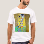 De Kus, Gustav Klimt T-shirt<br><div class="desc">Gustav Klimt (14 juli 1862 - 6 februari 1918) was een Oostenrijkse symboliek schilder en een van de meest prominente leden van de Wenen Secessiebeweging. Klimt wordt genoteerd voor zijn schilderijen, moorden, schetsen en andere voorwerpen. Naast zijn figuurwerk, dat onder meer bestaat uit aantijgingen en portretten, schilderde hij landschappen. Onder...</div>