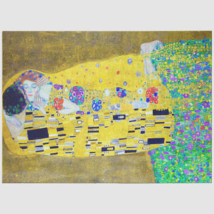 De Kus, Gustav Klimt Tissuepapier
