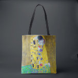 De Kus, Gustav Klimt Tote Bag<br><div class="desc">Gustav Klimt (14 juli 1862 - 6 februari 1918) was een Oostenrijkse symboliek schilder en een van de meest prominente leden van de Wenen Secessiebeweging. Klimt wordt genoteerd voor zijn schilderijen, moorden, schetsen en andere voorwerpen. Naast zijn figuurwerk, dat onder meer bestaat uit aantijgingen en portretten, schilderde hij landschappen. Onder...</div>