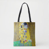 De Kus, Gustav Klimt Tote Bag (Voorkant)
