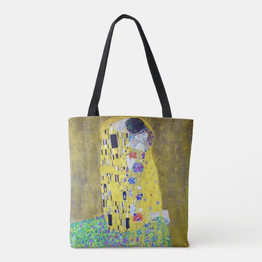 De Kus, Gustav Klimt Tote Bag (Achterkant)