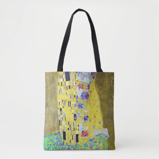 De Kus, Gustav Klimt Tote Bag (Voorkant)
