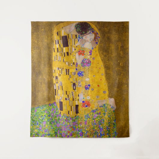 De kus | Gustav Klimt | Wandkleed (Voorkant)