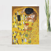 de Kus - Gustav Klimt Wenskaart Kaart (Voorkant)
