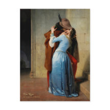 De kus (Il Bacio) van Francesco Hayez CC1196