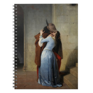 De Kus in Blue Satin Francesco Hayez 1859 Notitieboek