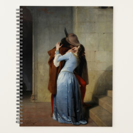 De Kus in Blue Satin Francesco Hayez personaliseer Planner
