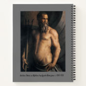 De kus in Blue Satin Francesco Hayez Sketch Notitieboek (Achterkant)