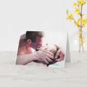 De kus kaart (Gele Bloem)