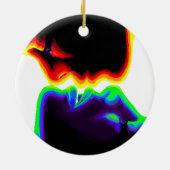 De kus keramisch ornament (Achterkant)