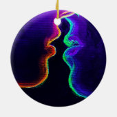 De kus keramisch ornament (Achterkant)