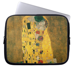 De kus (Klimt) laptophoes Laptop Sleeve