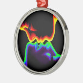 De kus metalen ornament (Links)