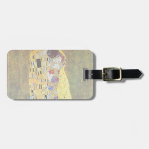 De kus (oorspronkelijke Der Kuss) van Gustav Klimt Bagagelabel