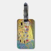 De kus (oorspronkelijke Der Kuss) van Gustav Klimt Bagagelabel (Achterkant verticaal)
