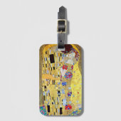 De kus (oorspronkelijke Der Kuss) van Gustav Klimt Bagagelabel (Voorkant (verticaal))
