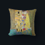 De kus (oorspronkelijke Der Kuss) van Gustav Klimt Kussen<br><div class="desc">De Kiss (1907-1908). Artiest: Gustav Klimt (1862-1918). De kus (de oorspronkelijke Der Kuss) is waarschijnlijk het beroemdste werk van Gustav Klimt. Hij begon in 1907 met zijn werkzaamheden en dat is het hoogtepunt van zijn zogenaamde "Golden Period". De Kus is een Victoriaans Era Symbolisme, een mooie kunstliefde en romance schilderij...</div>