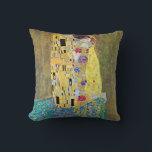 De kus (oorspronkelijke Der Kuss) van Gustav Klimt Kussen<br><div class="desc">De Kiss (1907-1908). Artiest: Gustav Klimt (1862-1918). De kus (de oorspronkelijke Der Kuss) is waarschijnlijk het beroemdste werk van Gustav Klimt. Hij begon in 1907 met zijn werkzaamheden en dat is het hoogtepunt van zijn zogenaamde "Golden Period". De Kus is een Victoriaans Era Symbolisme, een mooie kunstliefde en romance schilderij...</div>