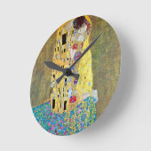 De kus (oorspronkelijke Der Kuss) van Gustav Klimt Ronde Klok (Hoek)
