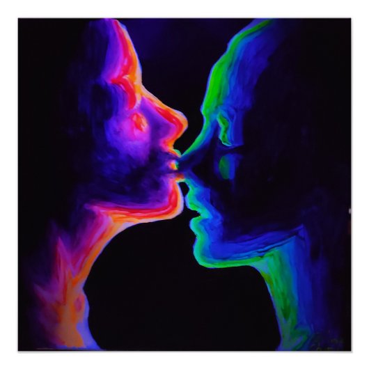 De kus perfect poster (Voorkant)