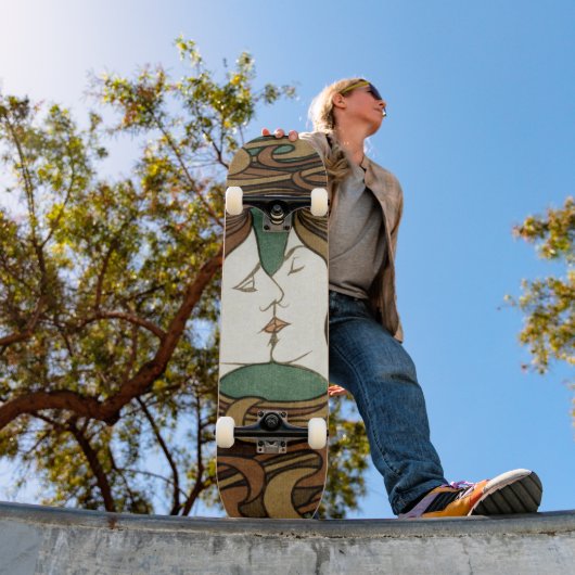 De kus persoonlijk skateboard (Buiten 1)