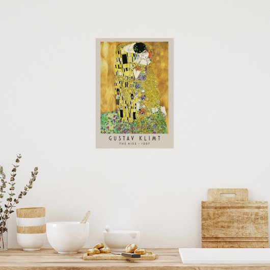 De Kus Poster (Keuken)