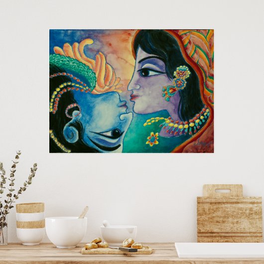 De kus poster (Keuken)