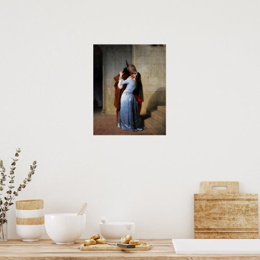 De kus poster (Keuken)