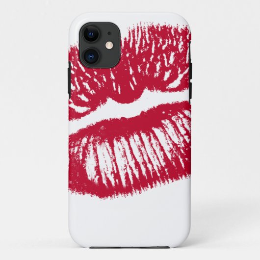 De Kus, Rode Lippen Case-Mate iPhone Case (Achterkant)