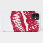 De Kus, Rode Lippen Case-Mate iPhone Case (Achterkant (horizontaal))