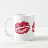 De Kus, Rode Lippen Koffiemok (Links)