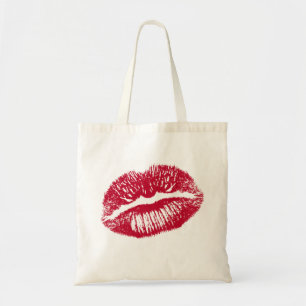 De Kus, Rode Lippen Tote Bag